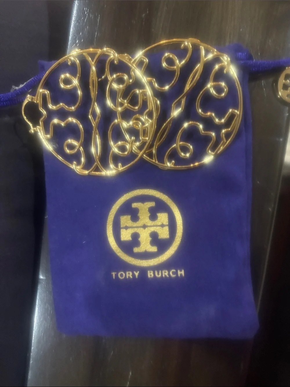 Tory Burch Gold Filigree Phone Accent Stickers